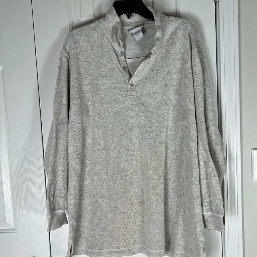 Soft Surroundings Womens Fleece Pullover Size L